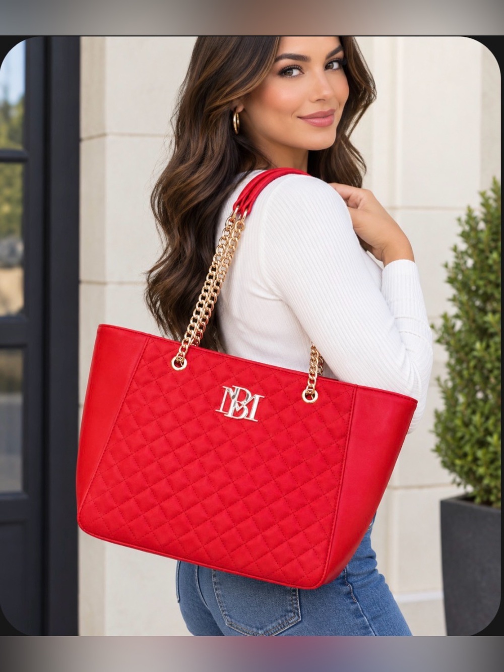 Badgley Mischka Amber Tote Bag